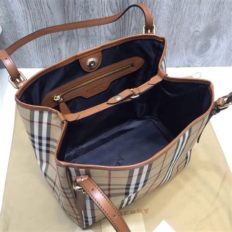 Burberry Small Canter Horseferry Check Tote 